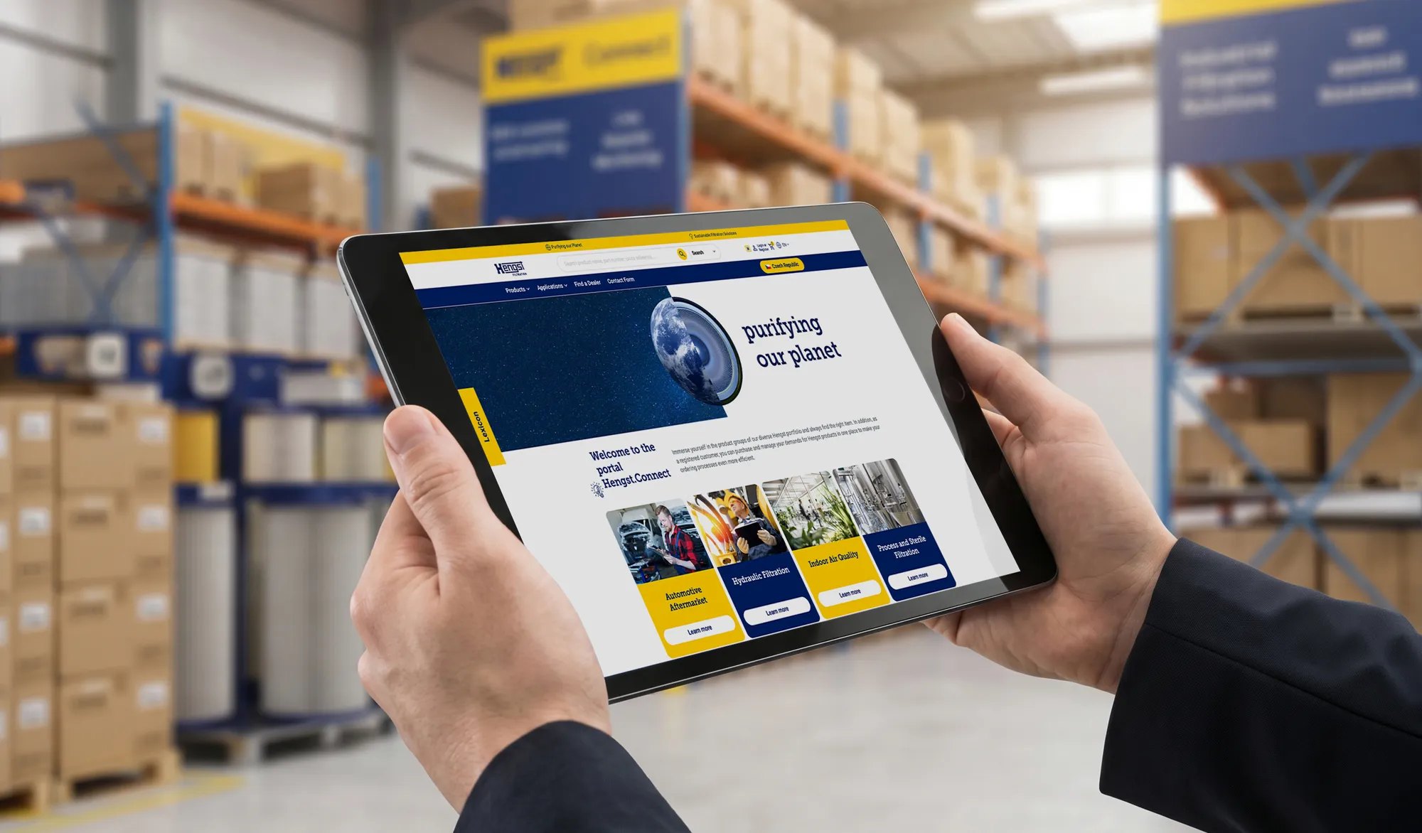 Lancement du portail e-commerce Hengst Connect